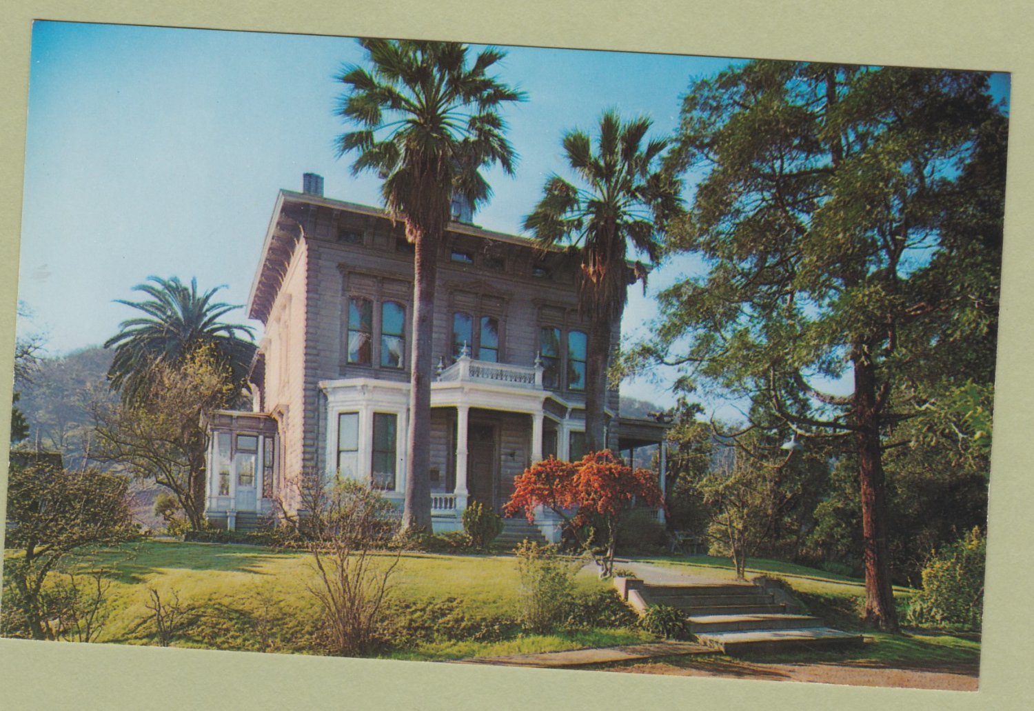 JOHN MUIR HOUSE Color Postcard Unused Historic Home California