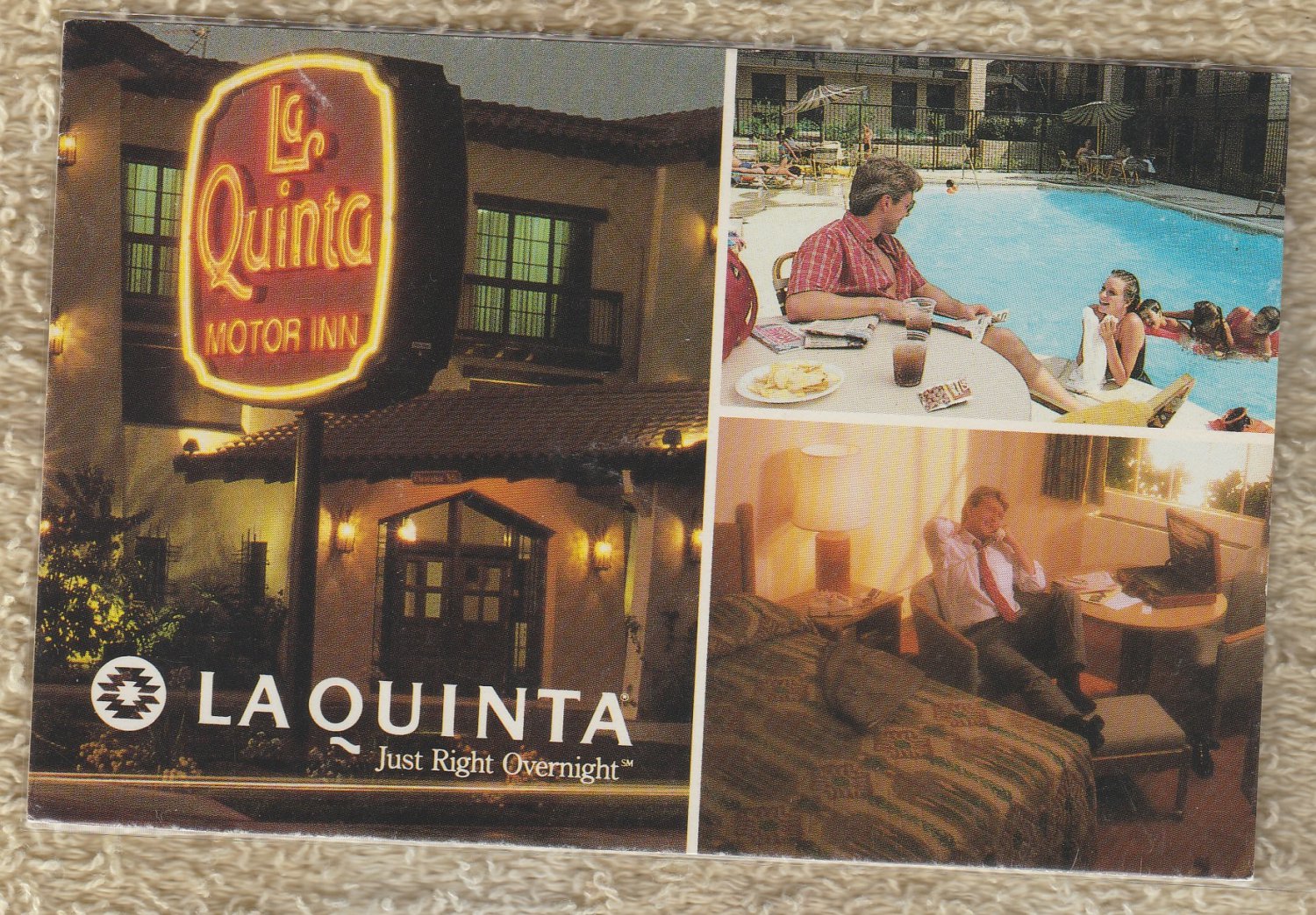 La Quinta Inn Advertising Postcard Vintage