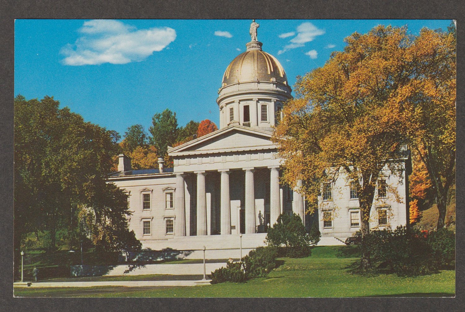 State Capitol Montpelier, Vermont Postcard Historic Building