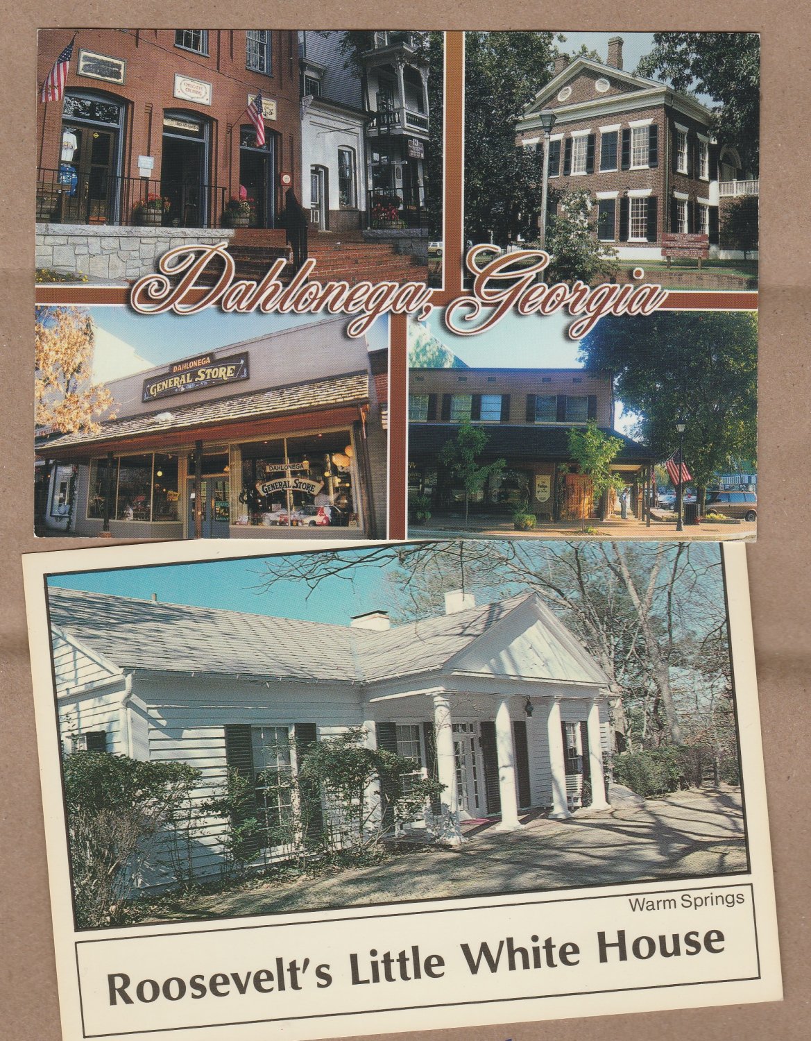 Historic Buildings Postcards Old Houses Dahlenega, Dawsonville