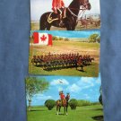 Royal Canadian Mounted Police Horses Three Postcards Policemen, RCMP, Canada