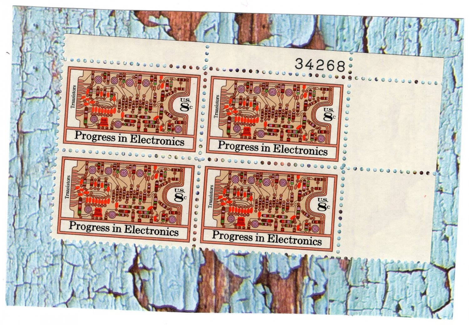 Progress In Electronics, Transistors, U.S. Postage Stamps, Scott 1501