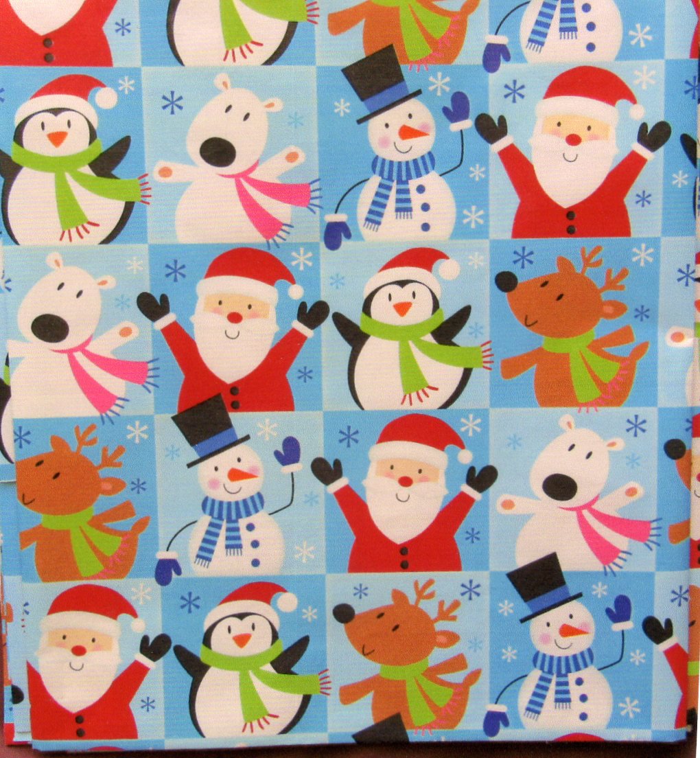 Holiday / Christmas Gift Wrap, New Party Supplies, Wrapping Paper, Sheets