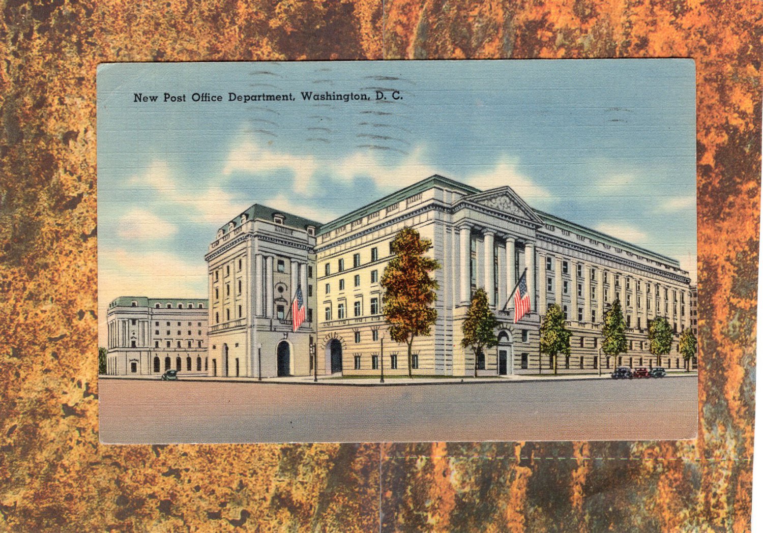 New Post Office Department, Exterior View, Scene From Street