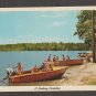 Boating Paradise Vtg Postcard Greetings From El Dorado, Arkansas