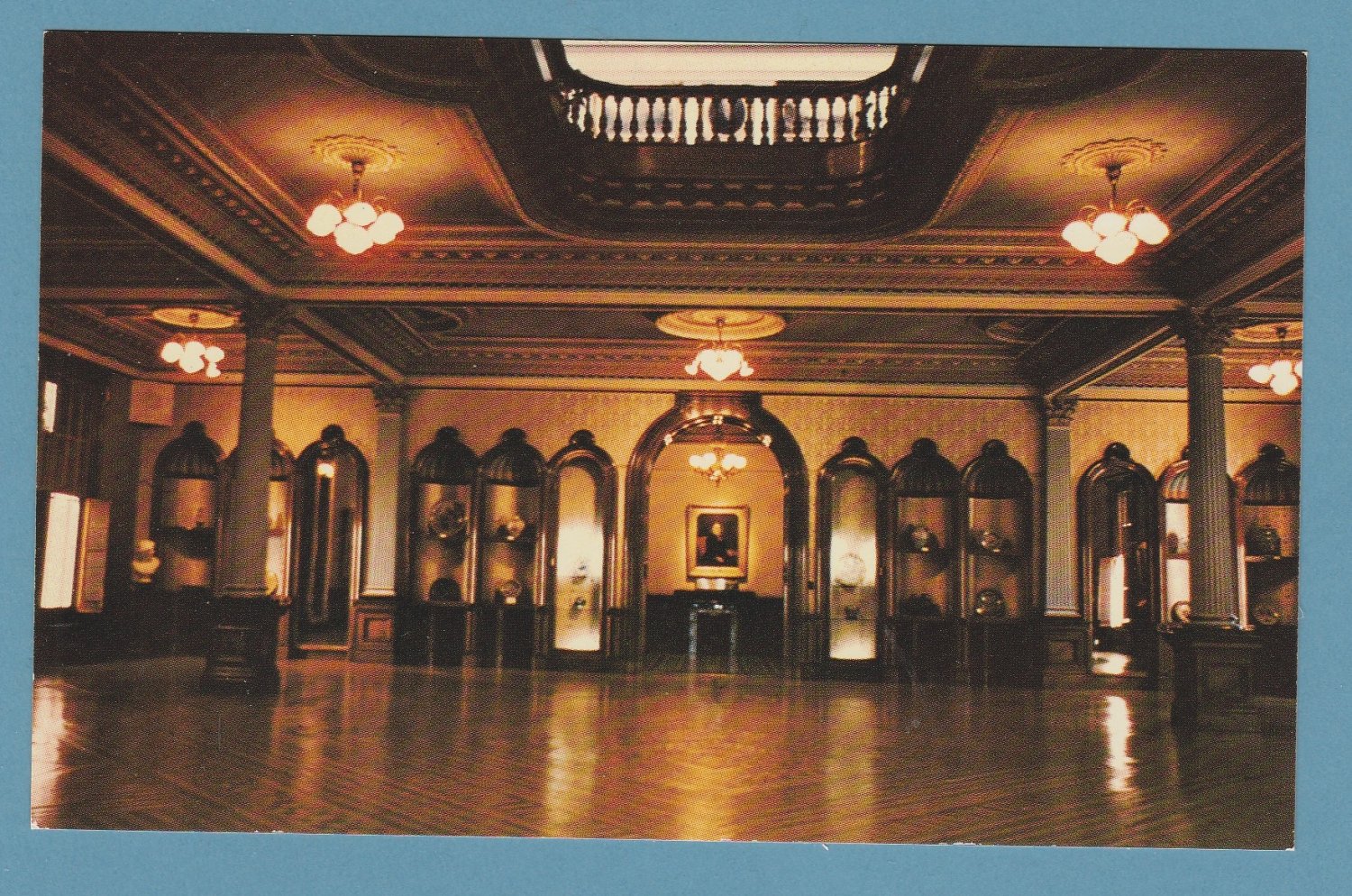 Crocker Art Gallery Ballroom Postcard Sacramento California