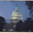 U.S. Capitol At Night, American Airlines Advertising Postcard, Lovely View, Washington, DC