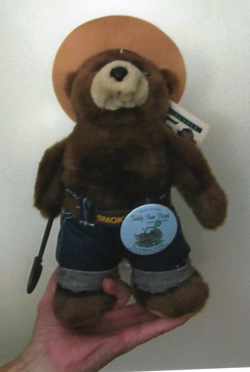 Smokey Bear Plush, RARE, Collectible, With Shovel, 50th Anniversary ...