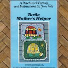 Turtle Mother's Helper Patchwork Craft Pattern Applique, Wall Decor