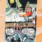 Skunk Humor Comic Chrome Postcard, Man In Bed With Clothespin, Smiling Moon
