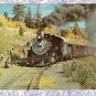 Steam Locomotive, Train Postcard, Railroad