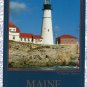 Portland Headlight Lighthouse Postcard, Scenic View