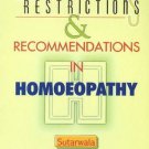 Dietetic Restrictions & Recommendations in Homoeopathy [Dec 01, 2002] Sutarwa