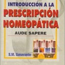 Introduccion a la Prescripcion Homeopatica (Spanish Edition) [Paperback] [Sep