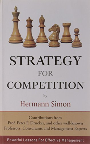 Strategy for Competition [Paperback] [Sep 01, 2008] Simon, Hermann