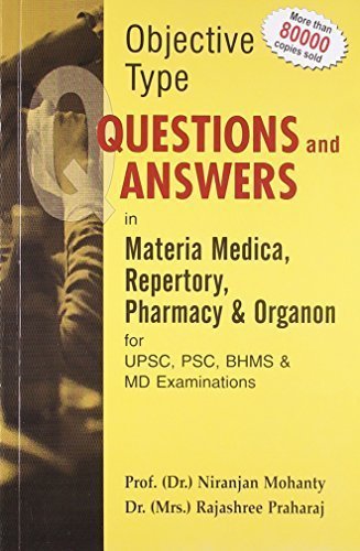 Objective Type Question and Answer in Materia Medica Repertory Pharmacy & Orgnanon