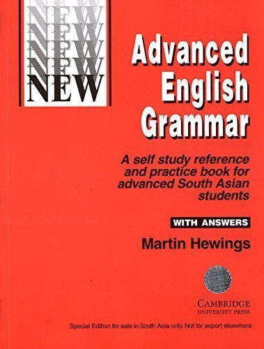Advanced English Grammar [Paperback] [Dec 01, 2007] Hewings, Martin