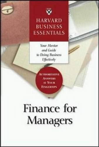 HBE FINANCE FOR MANAGERS