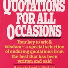 BEST QUOTATIONS FOR ALL OCCASIONS