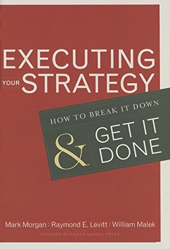 EXECUTING YOUR STRATEGY: HOW TO BREAK IT DOWN AND GET IT DONE