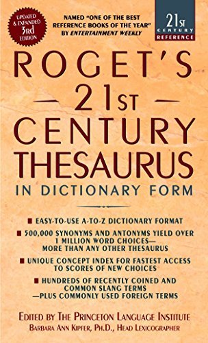 ROGETS 21 ST CENTURY THESAURUS