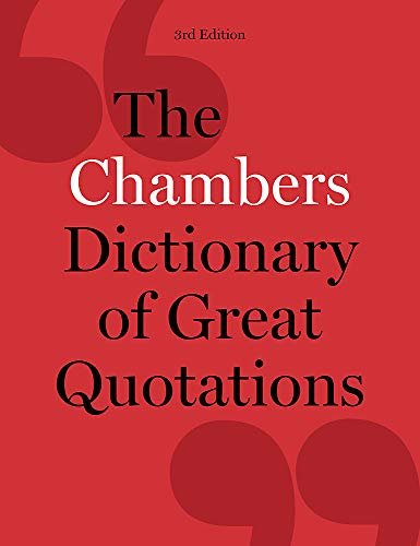 CHAMBERS DICTIONARY OF GREAT
