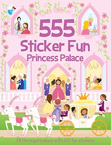 555 Sticker Fun: Princess Palace