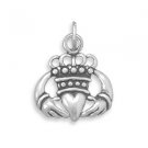 Sterling Silver Claddagh Charm