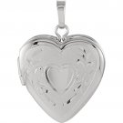 Sterling Silver Heart Shape Locket