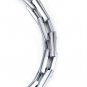 Stainless Steel Double Rectangular Link Bracelet