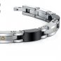 Stainless Steel & 18K Gold Sleek Bracelet