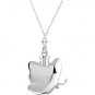 Sterling Silver Butterfly Ash Holder Necklace