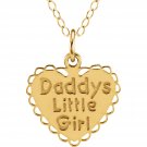 14K Yellow Gold Youth "Daddys Little Girl" Necklace