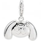 Charming Animals® Floppy Ear Dog Charm in Sterling Silver