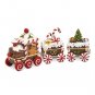 Bejeweled Candy Cane Train Trinket Box