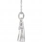 Sterling Silver "Holding You Forever" Ash Holder Necklace