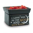 Love You to the Moon Electric Jar Candle, Wax & Oil Warmer