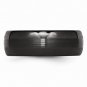 Black Ceramic 8mm Brushed & Polished Band