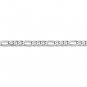 14K White Gold 4mm Flat Figaro Chain - 20" Long