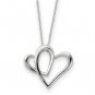 Sterling Silver "Mother Always a Part of my Heart" Necklace