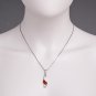 Sterling Silver Baltic Amber Giraffe Pendant Necklace
