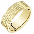 14K Yellow Gold 7mm Comfort Fit Wedding Band