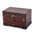 Walnut 3-Drawer with Swing Out Sides Jewelry Box