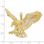 14K Yellow Gold Large Eagle Pendant