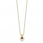 Children's June Rhodolite Garnet Birthstone Heart Necklace