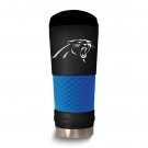 NFL Carolina Panthers 24 Oz. Stainless Steel Silicone Grip Tumbler with Lid