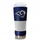 NFL Los Angeles Rams 24 Oz. Stainless Steel Silicone Grip Tumbler w/Lid