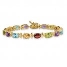 14K Yellow Gold Multi Gemstone Bracelet