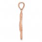 14K Rose Gold Double Cat Pendant