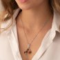 Sterling Silver Amber Leaf Pendant